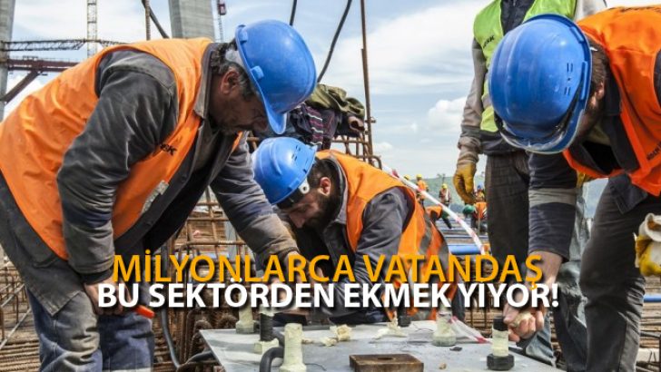 İnşaat Sektörü Milyonlarca Kişinin Ekmek Kapısı Oldu!