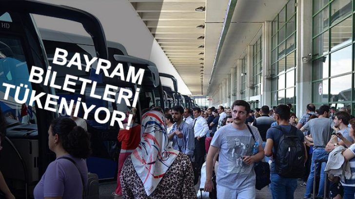 Bayram Biletleri Tükeniyor!