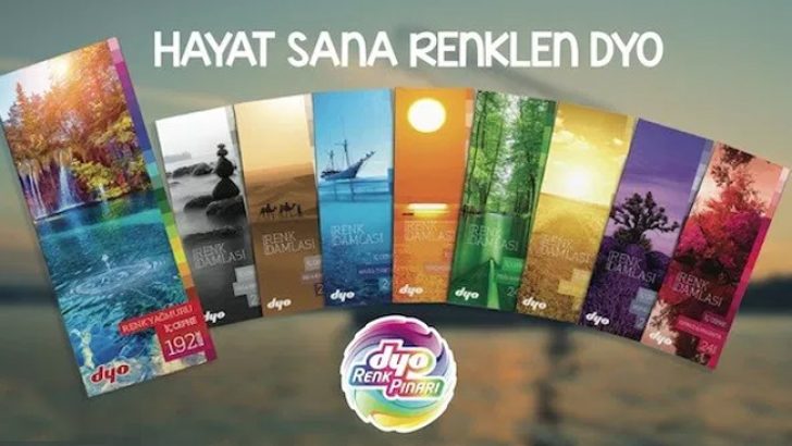 DYO ‘Renk Yağmuru’nda Kırmızının 24 Farklı Tonu