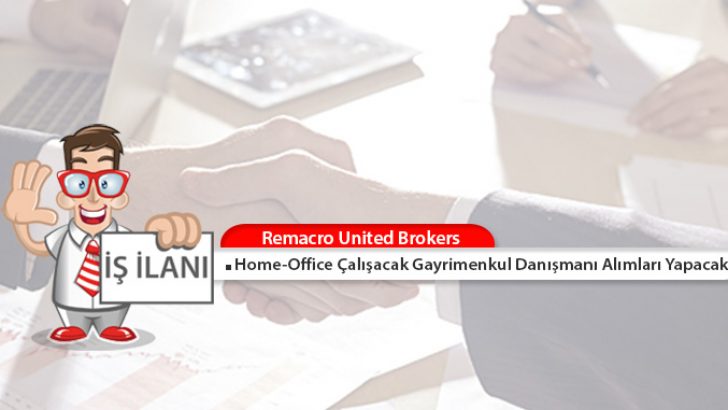 Home-Office Çalışacak Gayrimenkul Danışmanı Alımları Yapılacak!
