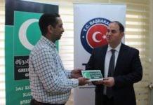 Gürcistan Yeşilay Cemiyeti Tiflis Ofisi Açılışına Türkiye’den Hediyeler